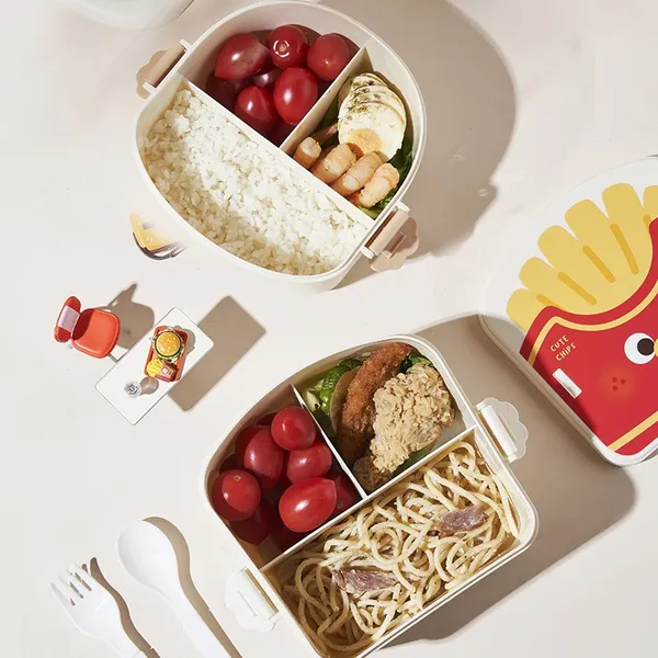 Изображение товара Ланч-бокс ILikeGift French fries / 6824-02 (white)