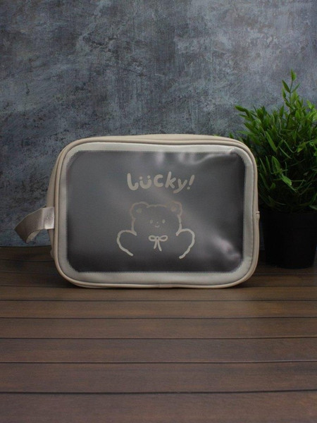 Изображение товара Косметичка ILikeGift Lucky bear / ZT385-0017-34-02 (gray)