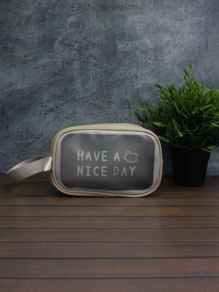 Изображение товара Косметичка ILikeGift Have nice day / ZT385-0022-35-02 (gray)