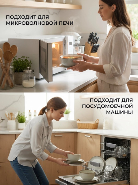 Изображение товара Набор столовой посуды LoliDream Moonlight Glaze LD-Esion-01-White