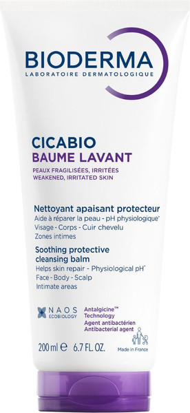 Изображение товара Гель для умывания Bioderma Cicabio Baume Lavant (200мл)