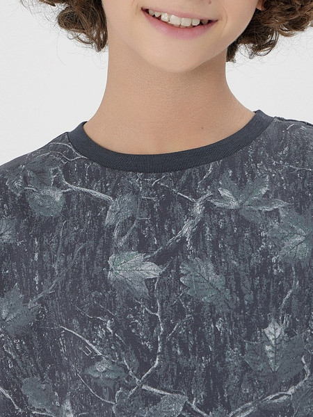 Изображение товара Футболка детская Mark Formelle 113379 (р.134-68, милитари листва)