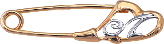 Изображение товара Брошь из красного золота Кристалл CC31400226773