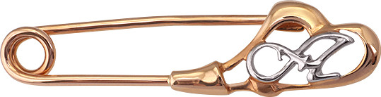 Изображение товара Брошь из красного золота Кристалл CC39700226773