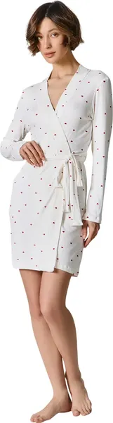 Изображение товара Халат Mark Formelle 552295 (р.158/164-88-94, сердечки на белом)