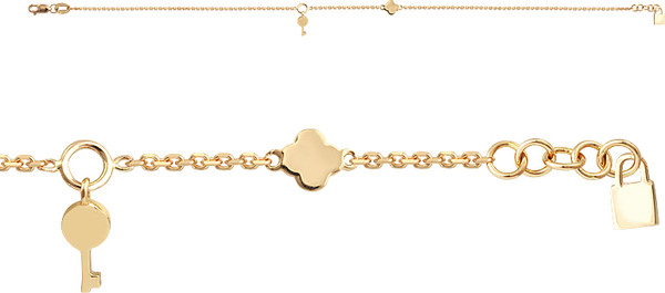 Изображение товара Браслет из красного золота Кристалл CJ74300226773 (р.20)