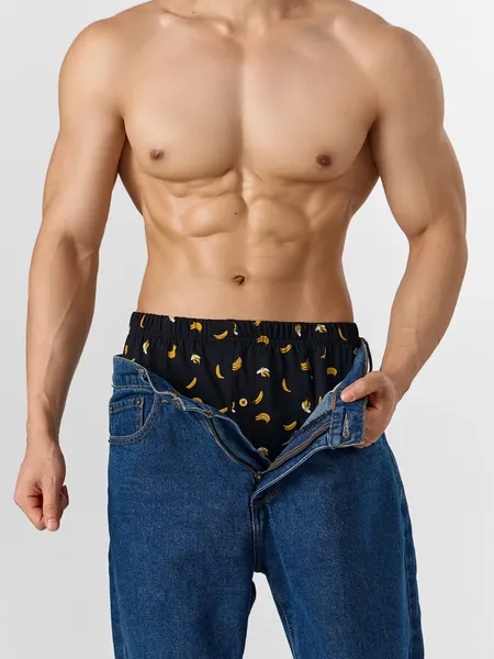Изображение товара Трусы мужские Mark Formelle 411231 (р.102-112, бананы на черном)