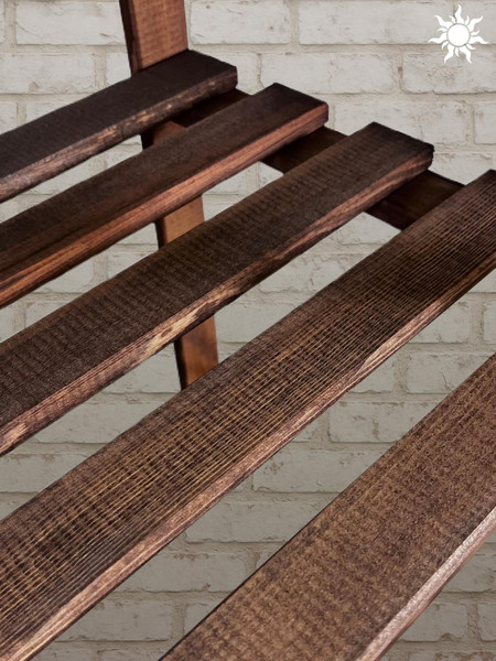 Изображение товара Стойка для одежды Четыре Солнца N-825 (коричневый)