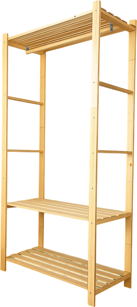 Изображение товара Стойка для одежды Четыре Солнца N-825/1 (натуральный)