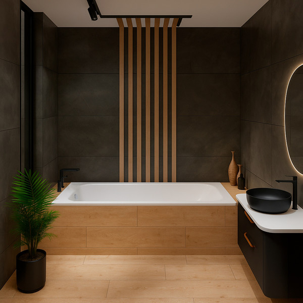 Изображение товара Ванна стальная Lauter Brio 150 / 21S1500 + сифон 21Y32001 (с ножками)