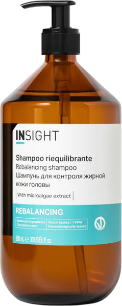 Набор косметики для волос Insight Rebalancing Шампунь IRE210 + Шампунь PMIN300 (900мл+10мл, стекло) — фото 3