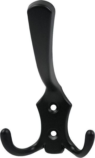 Изображение товара Крючок для одежды Нора-М №10 3-х рож. (черный)