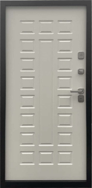 Изображение товара Входная дверь Форпост 86x205 Топ-11-4 (левая, букле серый/сосна прованс)