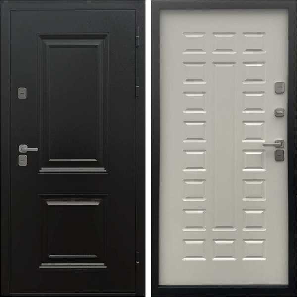 Изображение товара Входная дверь Форпост 86x205 Топ-11-4 (левая, букле серый/сосна прованс)