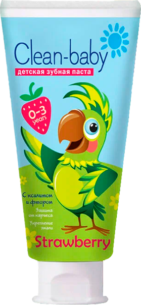 Изображение товара Зубная паста Clean Вaby от 0 до 3 лет со вкусом Клубники (50мл)