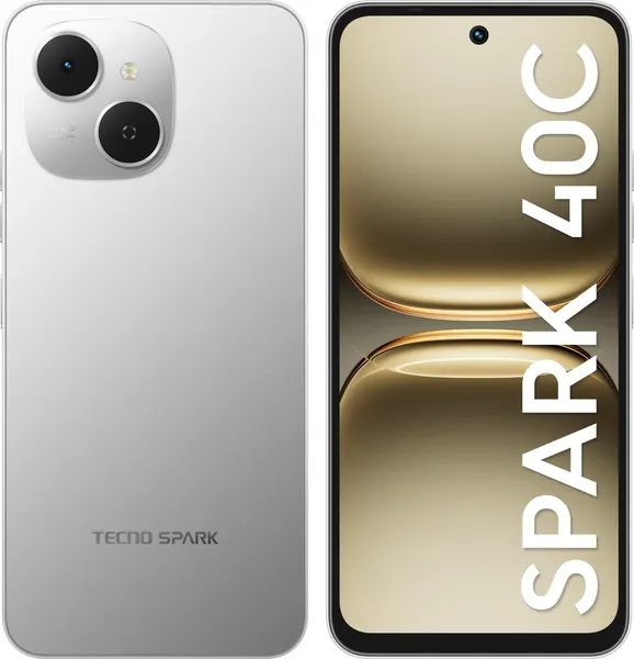 Изображение товара Смартфон Tecno Spark 40C 8GB/256GB (Titanium Grey)