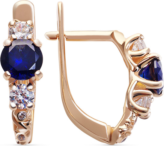 Изображение товара Серьги из желтого золота Кристалл CA98300226773