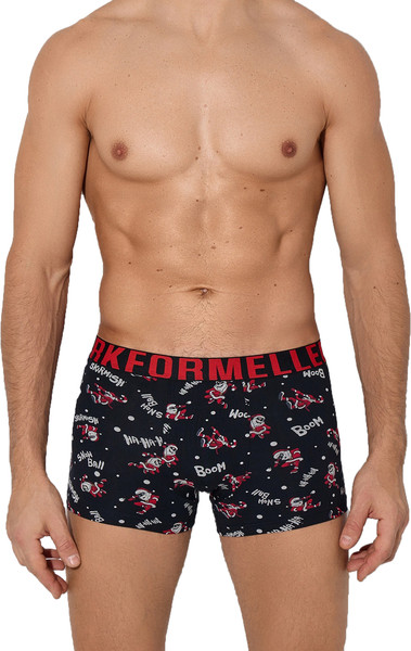 Изображение товара Трусы мужские Mark Formelle 411228 (р.90-100, деды морозы на черном)