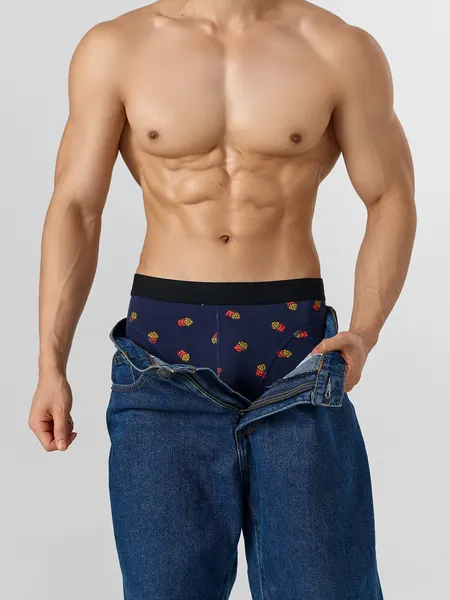 Изображение товара Трусы мужские Mark Formelle 411235 (р.82-92, картошка на затмении)