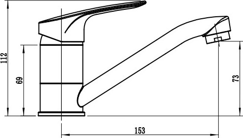 Изображение товара Смеситель Wellerein Blank 21BK15