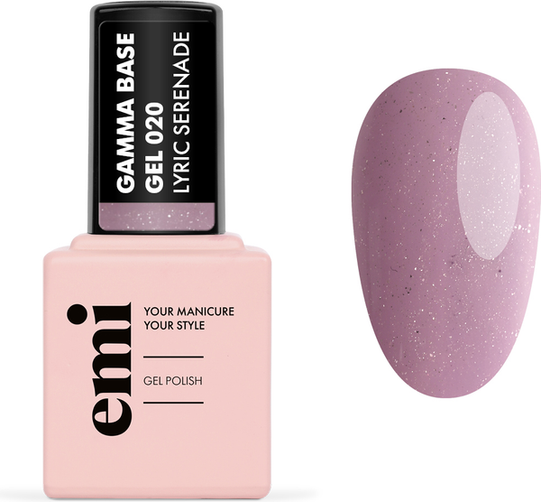 Изображение товара База для гель-лака E.Mi E.MiLac Gamma Base Gel №020 Lyric serenade (15мл)
