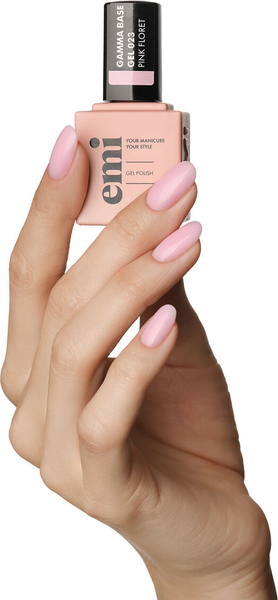 Изображение товара База для гель-лака E.Mi E.MiLac Gamma Base Gel №023 Pink floret (15мл)