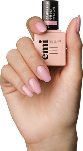 Изображение товара База для гель-лака E.Mi E.MiLac Gamma Base Gel №023 Pink floret (15мл)