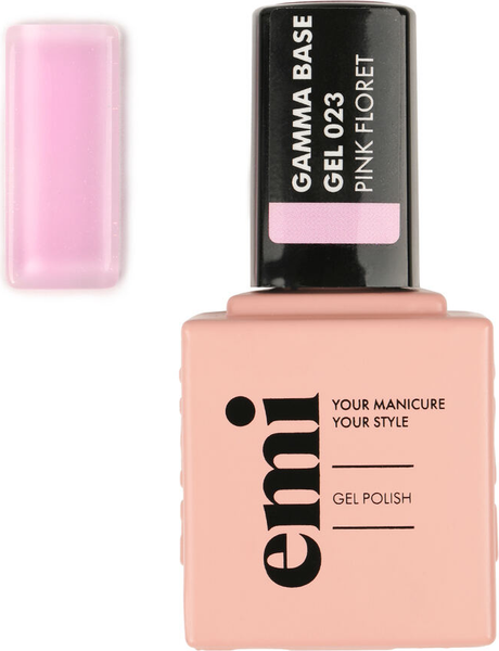 Изображение товара База для гель-лака E.Mi E.MiLac Gamma Base Gel №023 Pink floret (15мл)