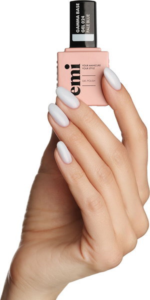 Изображение товара База для гель-лака E.Mi E.MiLac Gamma Base Gel №024 Pale blue (15мл)