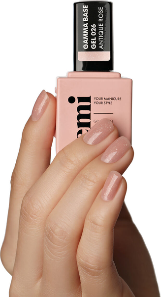 Изображение товара База для гель-лака E.Mi E.MiLac Gamma Base Gel №026 Antique rose (15мл)