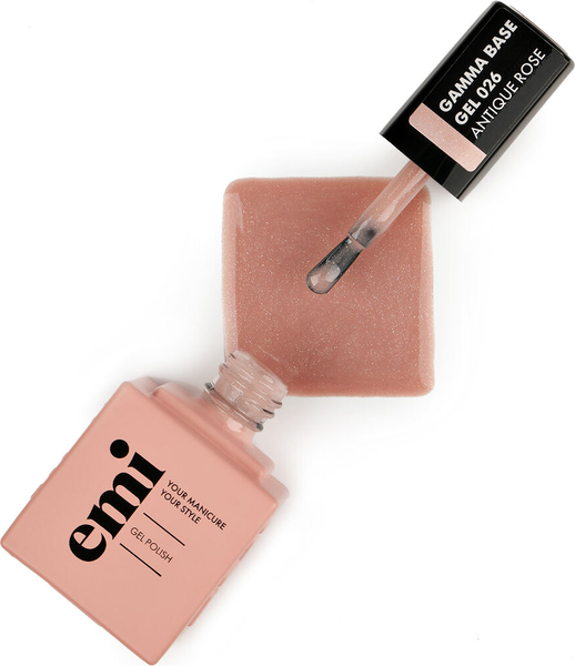 Изображение товара База для гель-лака E.Mi E.MiLac Gamma Base Gel №026 Antique rose (15мл)