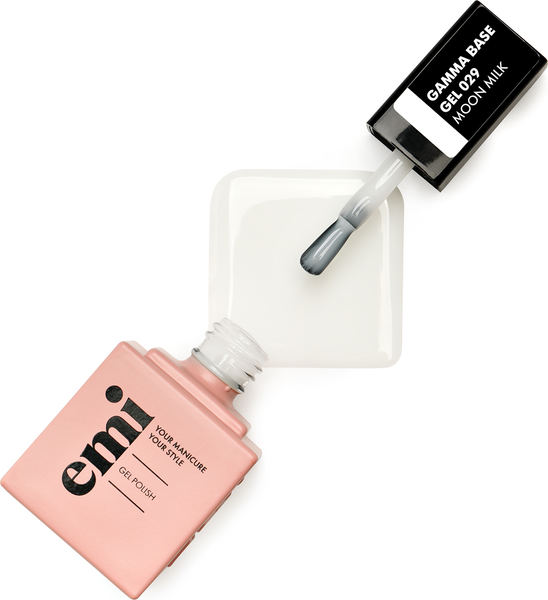 Изображение товара База для гель-лака E.Mi E.MiLac Gamma Base Gel №029 Moon milk (15мл)
