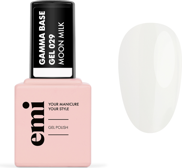 Изображение товара База для гель-лака E.Mi E.MiLac Gamma Base Gel №029 Moon milk (15мл)