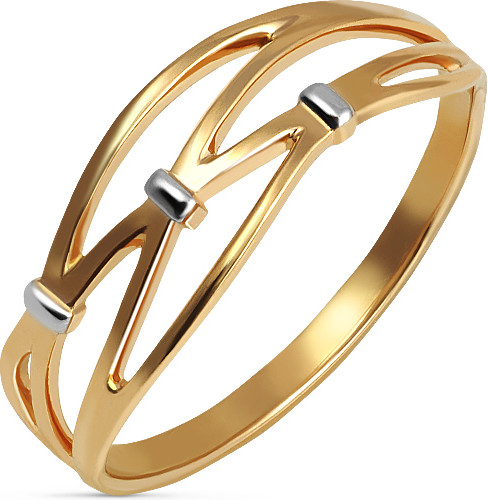 Изображение товара Кольцо из красного золота Кристалл CK43300226773 (р.19.5)