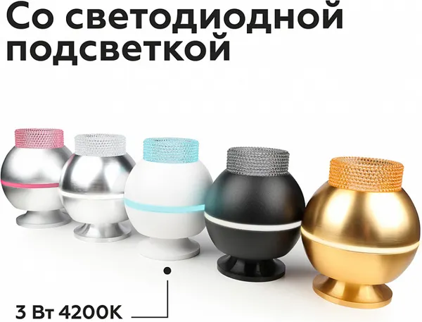 Изображение товара Кольцо декоративное для светильника Ambrella N6153 BL (голубой)