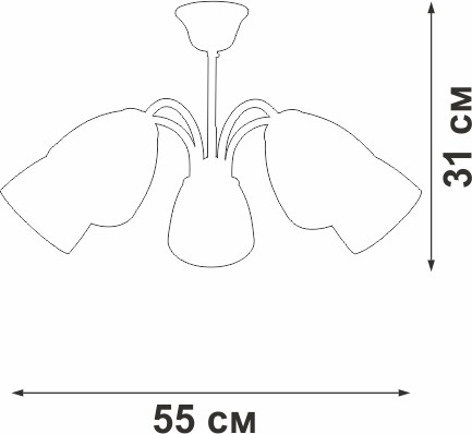 Изображение товара Люстра Vitaluce V3754/5PL