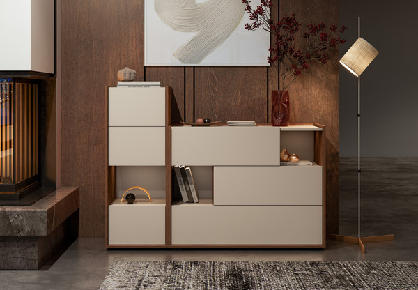 Изображение товара Комод Тащи в дом МС Орма 40х104.5 (крафт табачный/кашемир)