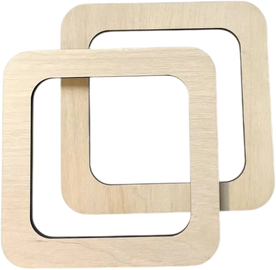 Изображение товара Набор ручек для сумки ОМурМебель Квадрат (бежевый)