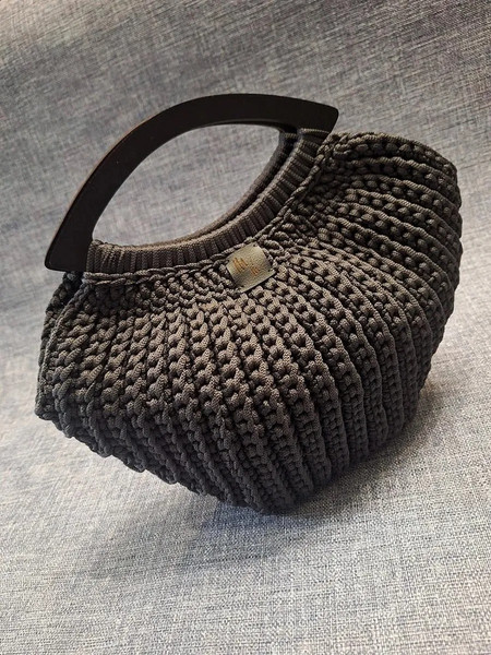 Изображение товара Набор ручек для сумки ОМурМебель Острый овал (черный)