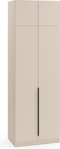 Изображение товара Шкаф Soma Lord Black 2-х створчатый 80х240 (кашемир)