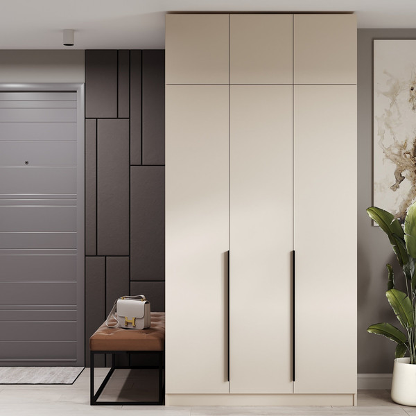 Изображение товара Шкаф Soma Lord Black 3-х створчатый 120х240 (кашемир)