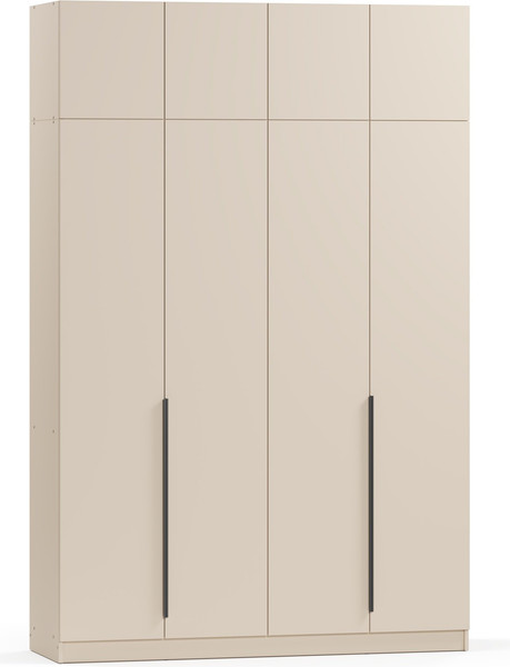 Изображение товара Шкаф Soma Lord Black 4-х створчатый 160х240 (кашемир)