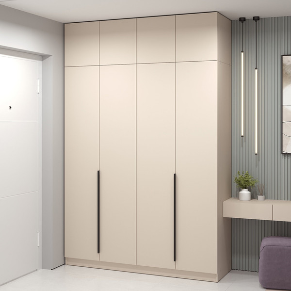 Изображение товара Шкаф Soma Lord Black 4-х створчатый 160х240 (кашемир)