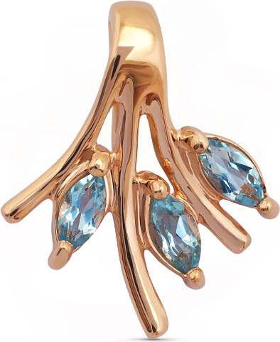 Изображение товара Подвеска из желтого золота Кристалл CA55400226773