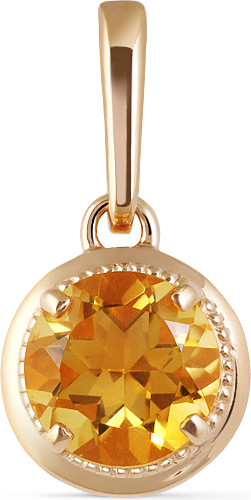 Изображение товара Подвеска из желтого золота Кристалл CI64400226773