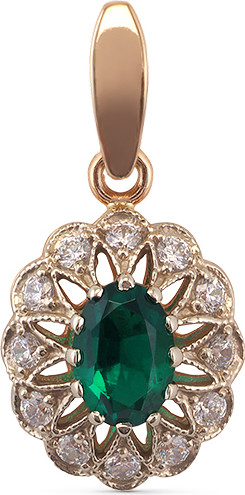 Изображение товара Подвеска из желтого золота Кристалл CD62300226773