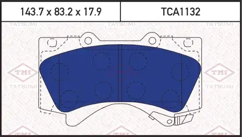 Изображение товара Тормозные колодки Tatsumi TCA1132