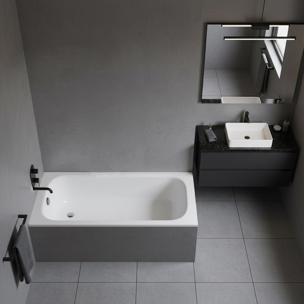 Изображение товара Ванна стальная Lauter Brio 150 / 21S1500 + сифон 21Y11020