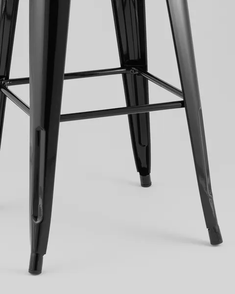 Изображение товара Табурет барный Stool Group Tolix / KD YD-H765 KD LG-01 (черный глянцевый)