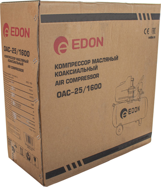 Изображение товара Воздушный компрессор Edon OAC-25/1600